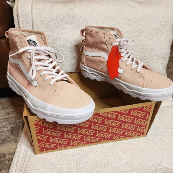 Vans Shoes - Vans Sentry Sk8-Hi Sneakers Pink Dusty Rose Women's Size 9.5 Men's‎ Size 8 New